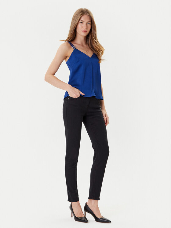 Morgan Morgan Top 242-OLAFI Albastru Slim Fit