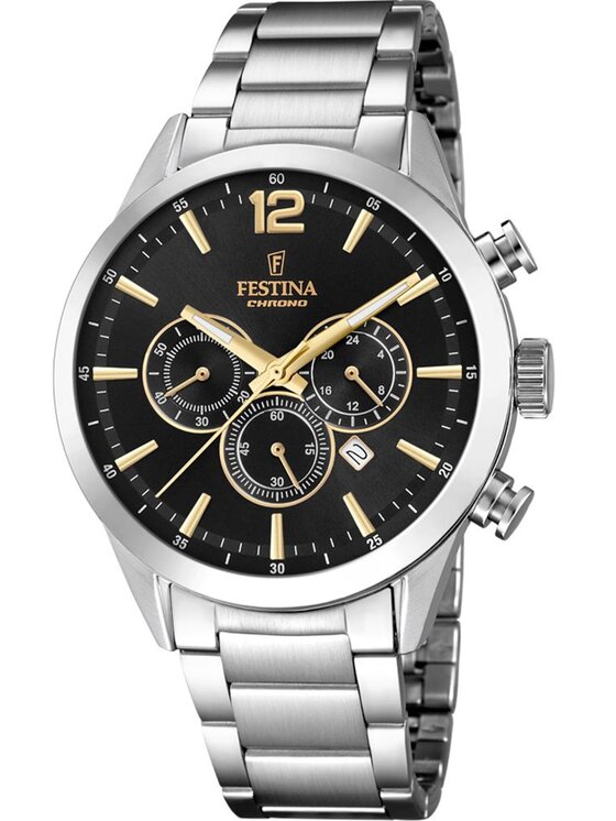 Festina Festina Zegarek F20343/4 Srebrny