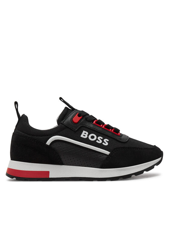 Sneakers Boss J51323 M Negru