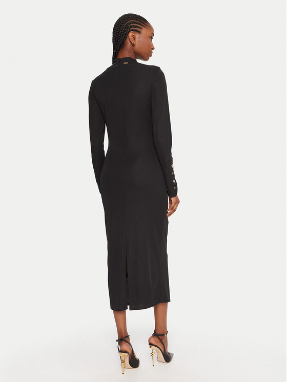 Fracomina Fracomina Ikdienas kleita FS25WD2007W62601 Melns Slim Fit