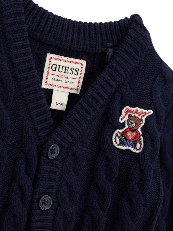 Guess Guess Kardigan I6BR01 Z1653 Tumesinine Regular Fit