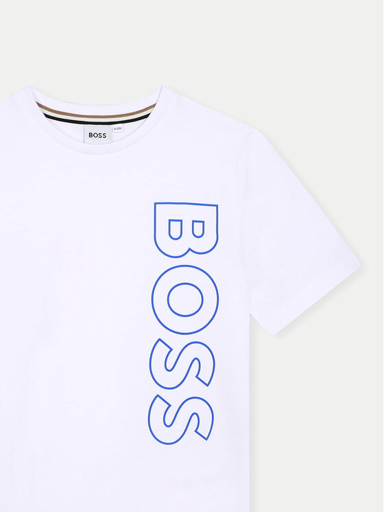 BOSS Boss Tricou J51206 D Alb Regular Fit