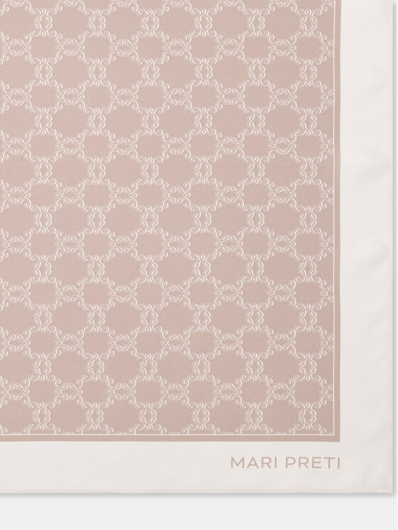 MARI PRETI MARI PRETI Šátek MONOGRAM M Béžová