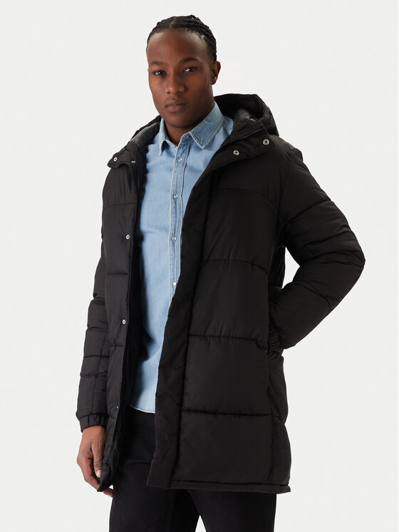 Jack & Jones Jack & Jones Geacă de iarnă Union 12283155 Negru Regular Fit