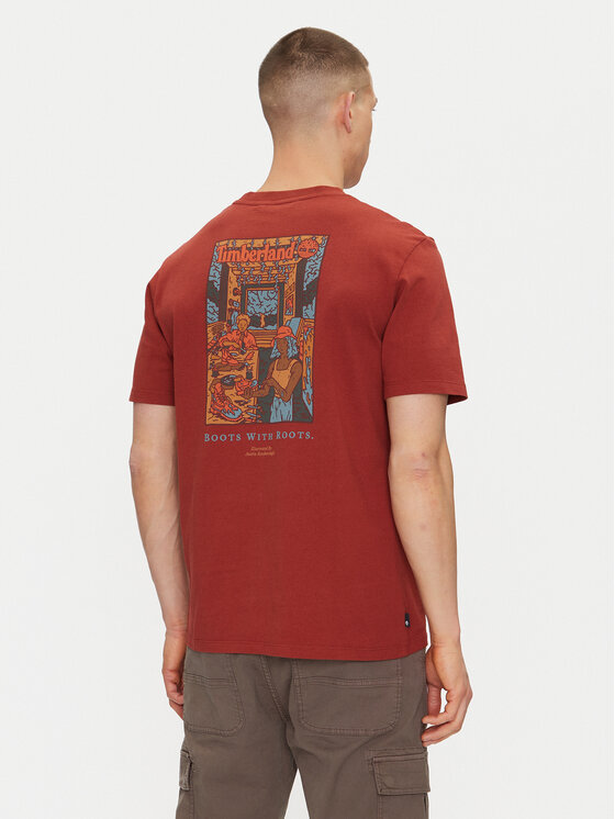 Timberland Timberland T-särk TB0A6DPD Punane Regular Fit