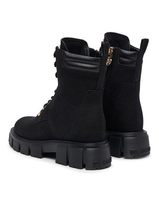 LOVE MOSCHINO LOVE MOSCHINO Šnurovacia obuv JA24205G0PIP0000 Čierna