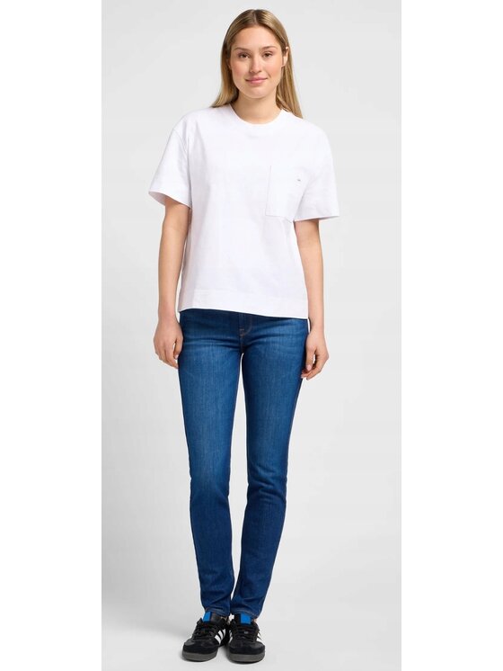 Lee Lee Jeansy Scarlett High Niebieski Skinny Fit