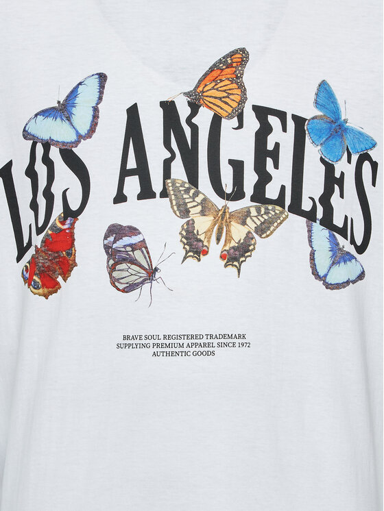 Brave Soul Brave Soul Футболка MTS-149KEELAN Білий Regular Fit