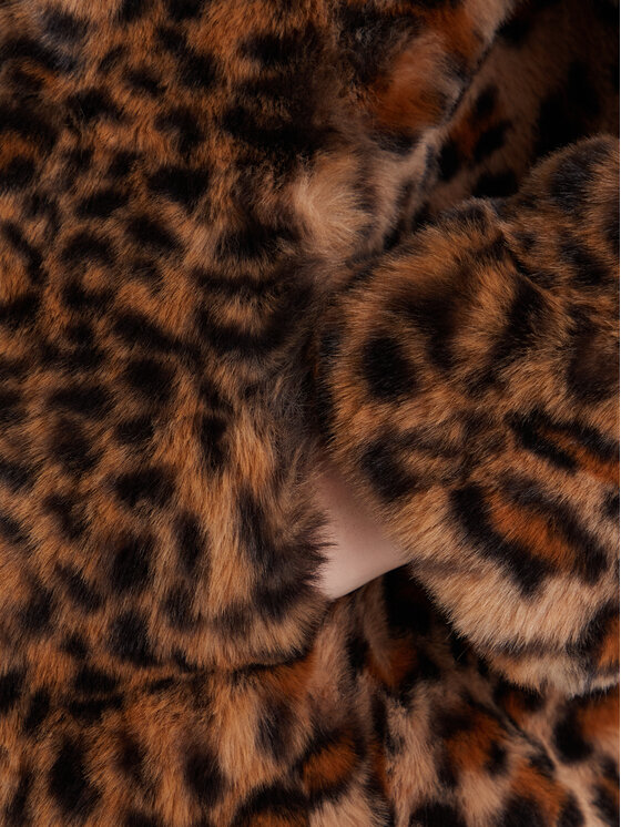 Morgan Morgan Pelzmantel 252-GDEO Braun Regular Fit