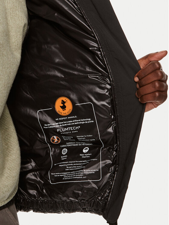 Save The Duck Save The Duck Зимно яке D39370W LUCK19 Черен Regular Fit