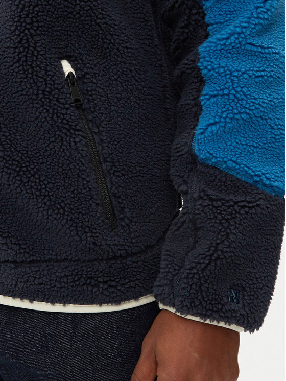Napapijri Napapijri Felpa di pile Yupik NP0A4GNS Blu scuro Regular Fit