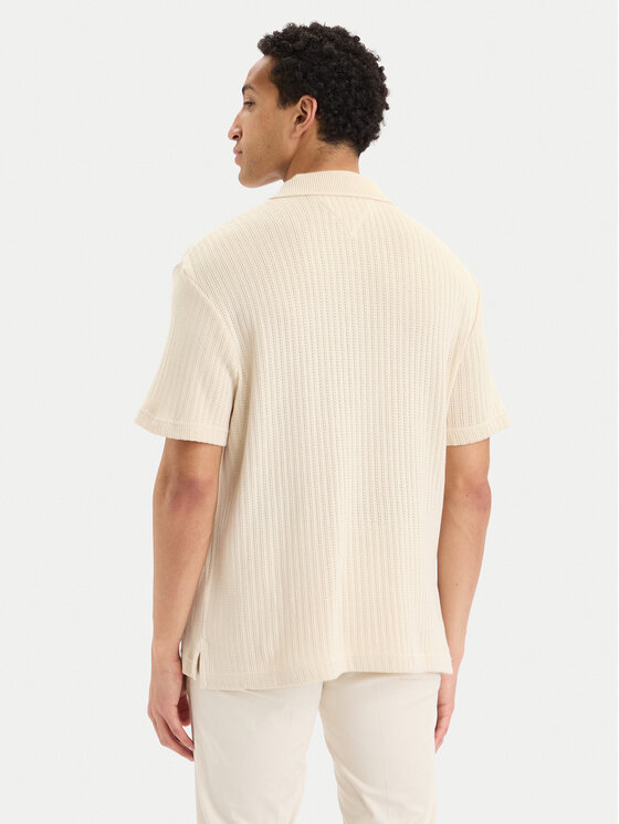 Tommy Hilfiger Tommy Hilfiger Пуловер MW0MW42770 Кремав Regular Fit