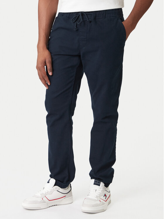 Tommy Jeans Tommy Jeans Joggers kalhoty DM0DM23102 Tmavomodrá Regular Fit