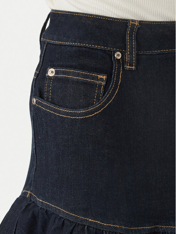 Morgan Morgan Jeans suknja 261-JSOUBIA Tamnoplava Regular Fit