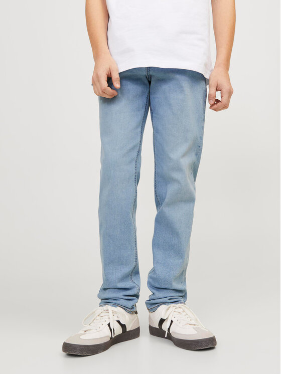 Jack&Jones Junior Džinsi Glenn 12249054 Zils Slim Fit