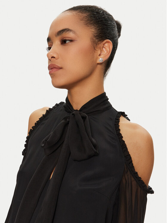PINKO PINKO Bluză Gamay 103143 A11X Negru Regular Fit