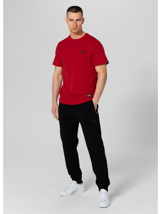 PITBULL PITBULL T-Shirt Koszulka Czerwony Regular Fit