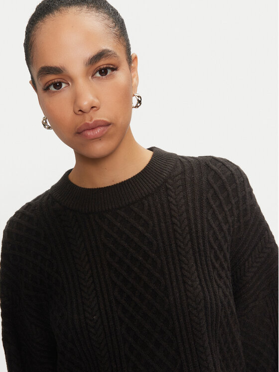 Karen by Simonsen Karen by Simonsen Pullover Rollana 10105196 Schwarz Loose Fit