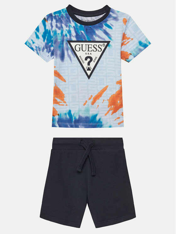 Guess Guess T-krekla un šortu komplekts N5GG01 K8HM4 Daudzkrāsains Regular Fit