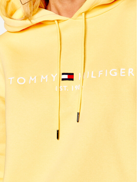 Tommy Hilfiger Tommy Hilfiger Μπλούζα Ess WW0WW26410 Κίτρινο Regular Fit
