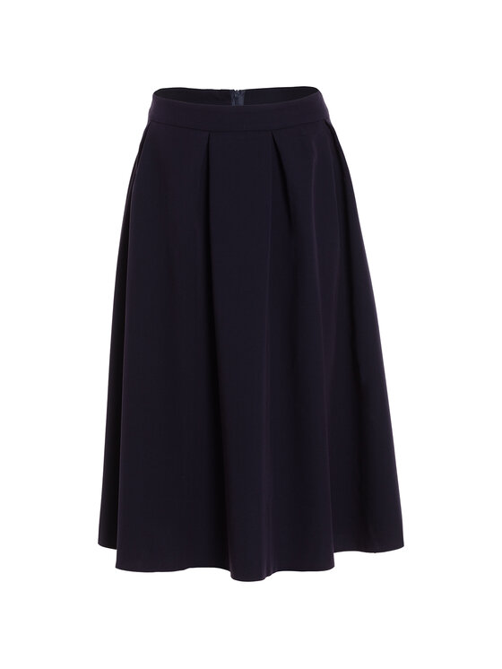 NIFE NIFE Midi sukně SP93 Tmavomodrá Regular Fit
