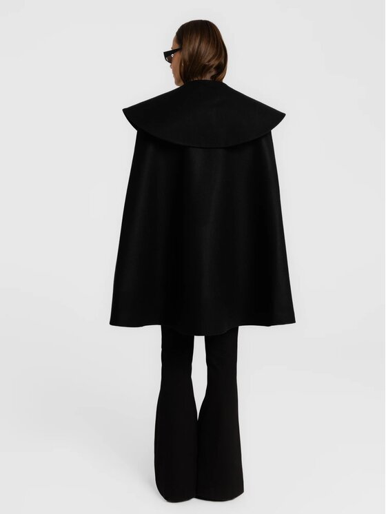 MANDRAGORA MANDRAGORA Poncho Sorte Nero Standard Fit