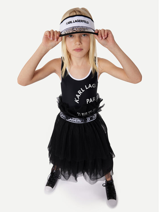 Karl Lagerfeld Kids Costum de baie Z30060 D Negru