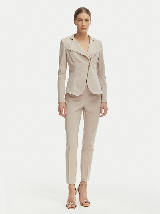 Rinascimento Rinascimento Pantaloni di tessuto CFC0128650003 Beige Regular Fit