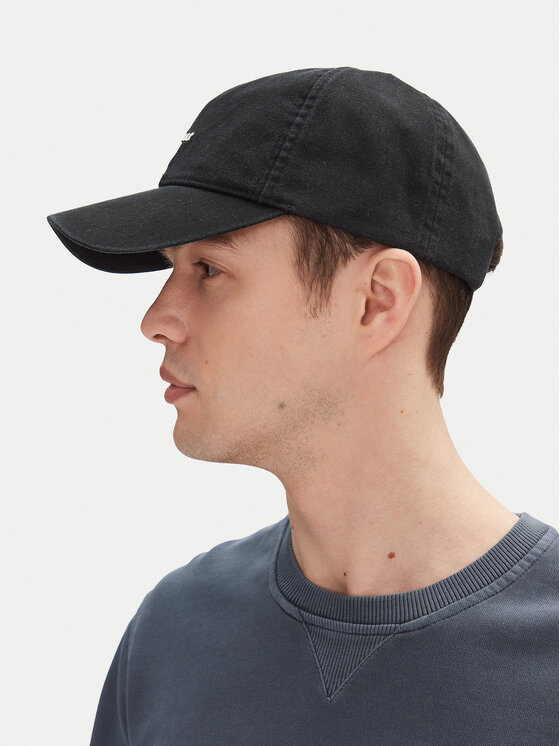 Barbour Barbour Czapka z daszkiem Cascade MHA0274BK11 Czarny