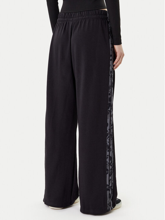 adidas adidas Pantaloni da tuta Animal Print 3-Stripes JM1840 Nero Loose Fit