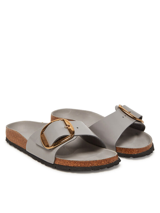 Birkenstock Birkenstock Klapki Madrid Big Buckle Hex 1029534 Szary