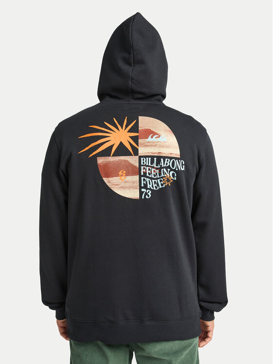 Billabong Billabong Mikina Foundation Po EBYSF00175 Čierna Regular Fit
