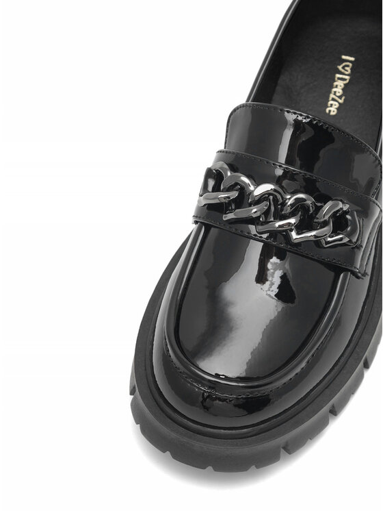 DeeZee DeeZee Loafersy CEO-CS5907-07 Czarny