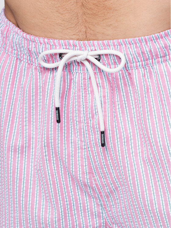 Ombre Ombre Szorty kąpielowe OM-SRSS-0214 Różowy Regular Fit