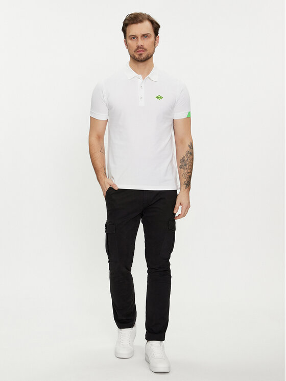 REPLAY Replay Тениска с яка и копчета M3540A.000.20623 Екрю Regular Fit