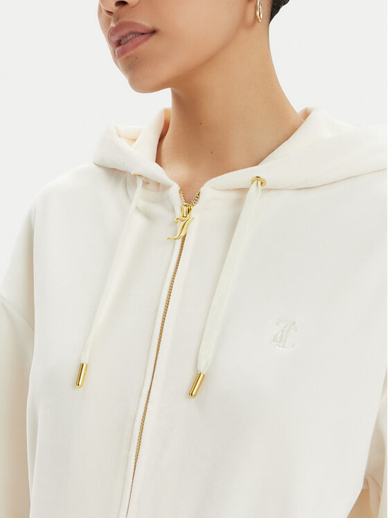 Juicy Couture Juicy Couture Світшот Halan JCWAS24342G Écru Oversize