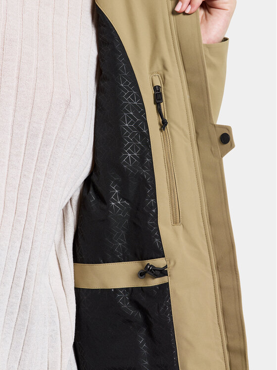 Didriksons Didriksons Parka Marta-Lisa Wns Prk 2 504823 Beige Regular Fit