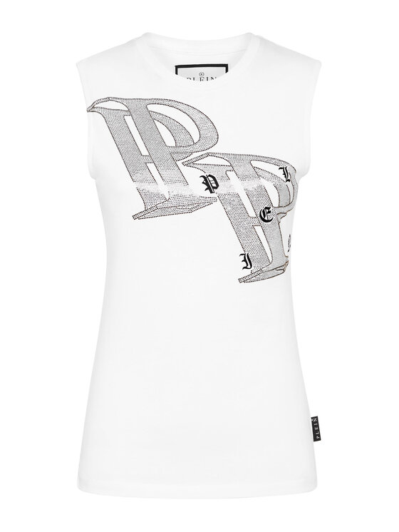 PHILIPP PLEIN PHILIPP PLEIN Tank top 15339 Biały