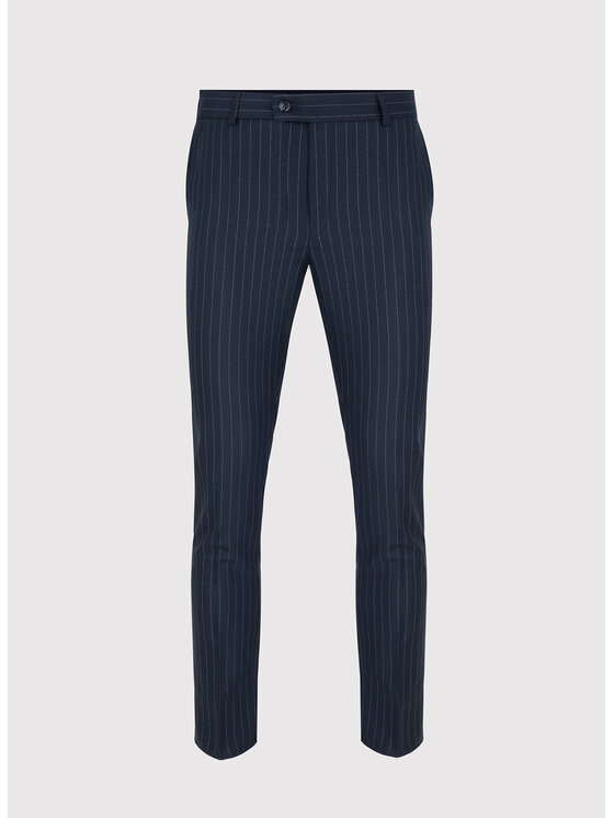 Pako Lorente Pako Lorente Spodnie garniturowe P23WF-6G-035 Granatowy Slim Fit