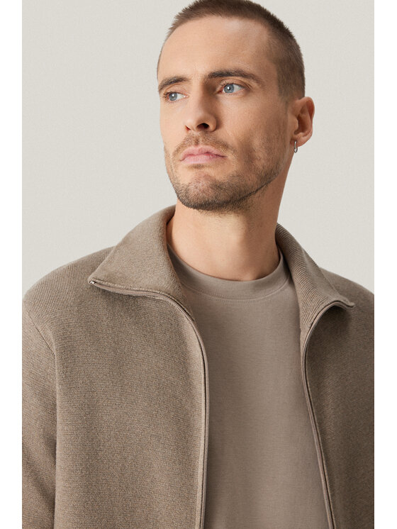 Próchnik Próchnik Sweter PM18 SW073225000121 Beżowy Regular Fit