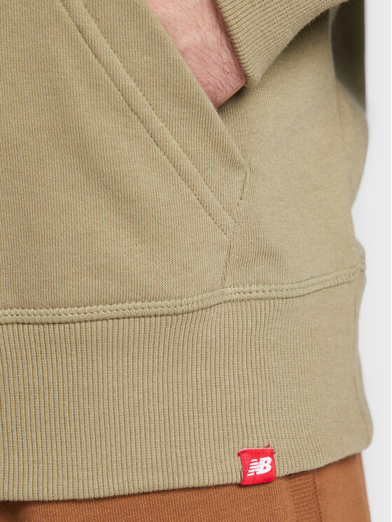 New Balance New Balance Μπλούζα Essentials Stacked Logo MT03558 Πράσινο Relaxed Fit
