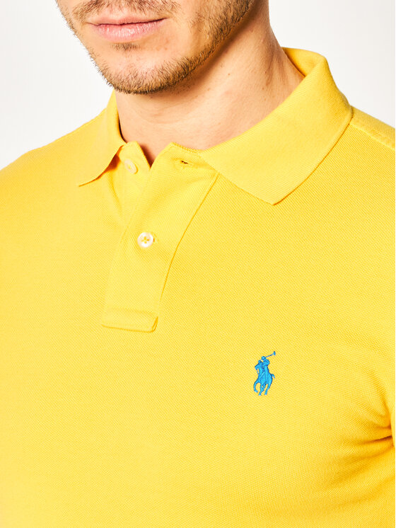 Polo jaune ralph lauren hot sale