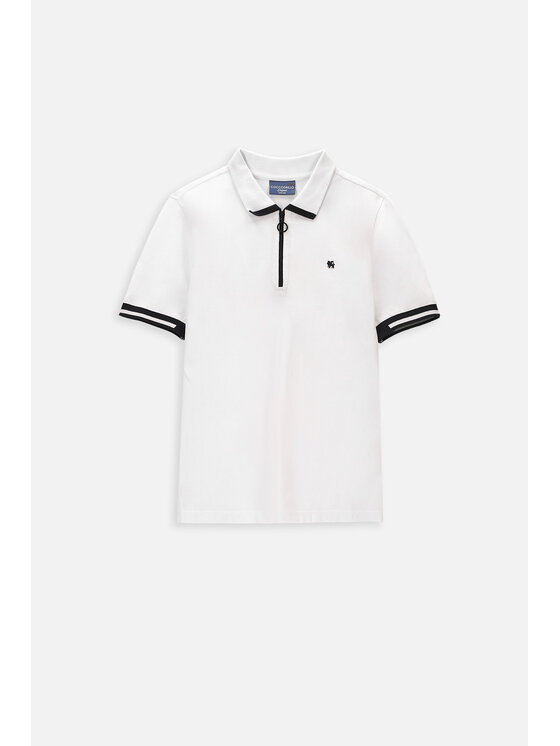 Coccodrillo Coccodrillo T-Shirt WC4143605EJB-001 Biały Regular Fit