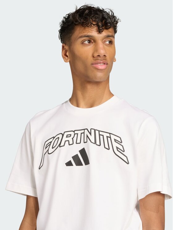 adidas adidas T-Shirt 152431 Biały Regular Fit