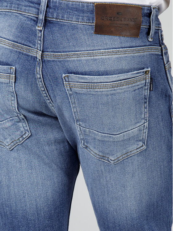 Cross Jeans Cross Jeans Jeansy E 185-122-A Niebieski Slim Fit