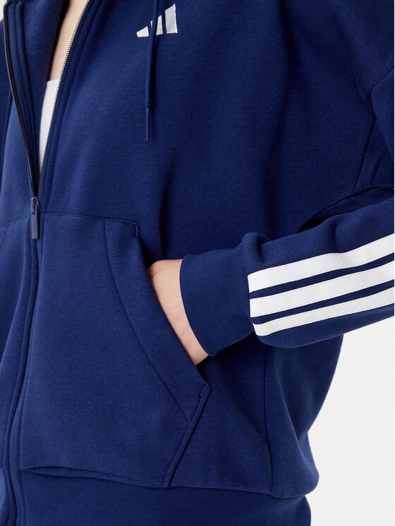 adidas adidas Bluza Essentials 3-Stripes JY3083 Niebieski Regular Fit