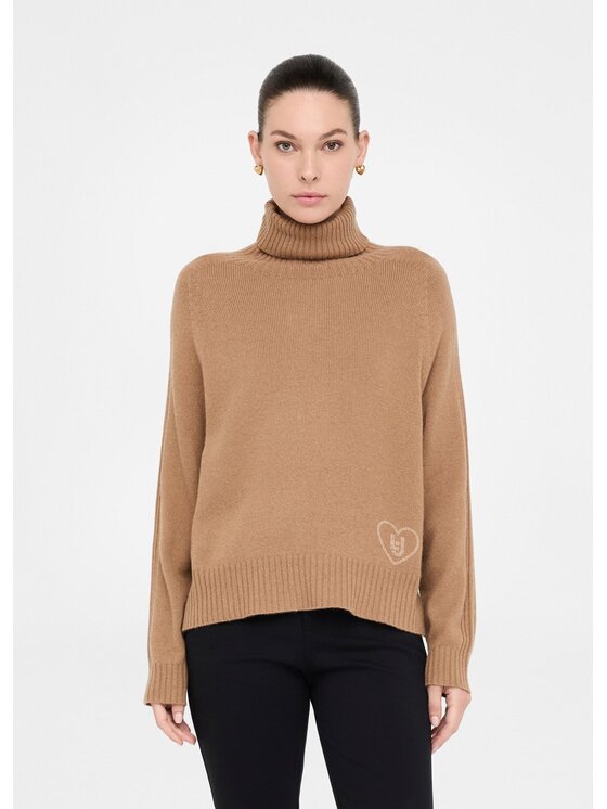 Liu Jo Liu Jo Maglione MF5445MS76L71327 Beige Regular Fit