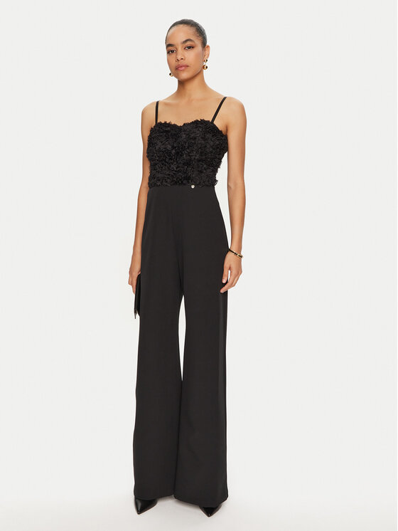 Rinascimento Rinascimento Jumpsuit CFC0121146003 Schwarz Slim Fit