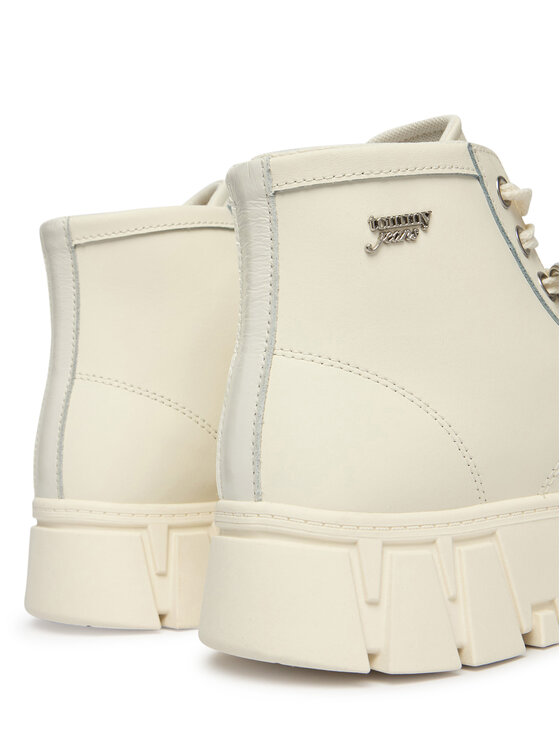 Tommy Jeans Tommy Jeans Αθλητικά Tjw Platform Sneaker Leather Mc EN0EN03133 Κρεμ