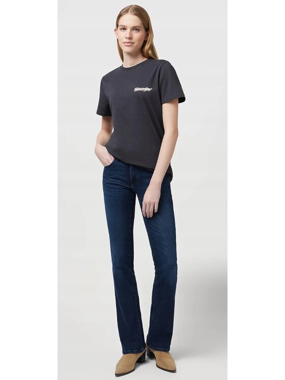 Wrangler Wrangler Jeansy Bootcut 625 Niebieski Bootcut Fit